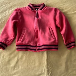 Girls DPam Pink ZIPUP Love Jacket Size 5 well loved and used!